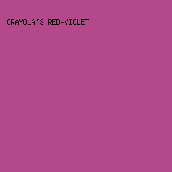B3498B - Crayola's Red-Violet color image preview