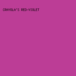 BC3D96 - Crayola's Red-Violet color image preview