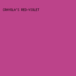BC438A - Crayola's Red-Violet color image preview