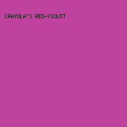 BE429E - Crayola's Red-Violet color image preview