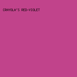 c1438b - Crayola's Red-Violet color image preview