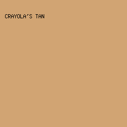 D1A473 - Crayola's Tan color image preview