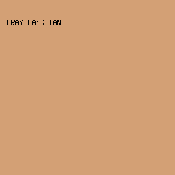 D3A075 - Crayola's Tan color image preview