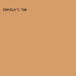 D59D6A - Crayola's Tan color image preview