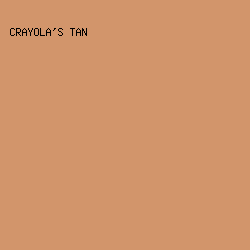 d2956b - Crayola's Tan color image preview