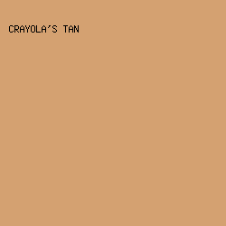 d4a171 - Crayola's Tan color image preview