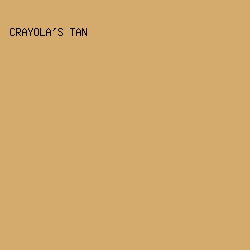 d4aa6d - Crayola's Tan color image preview