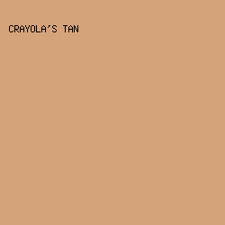 d5a379 - Crayola's Tan color image preview