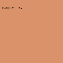 d9926a - Crayola's Tan color image preview