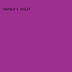 9e2f91 - Crayola's Violet color image preview