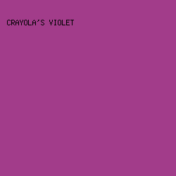 A23C8A - Crayola's Violet color image preview