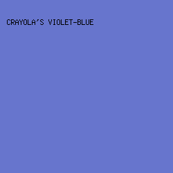 6775CD - Crayola's Violet-Blue color image preview