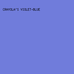 707cdb - Crayola's Violet-Blue color image preview