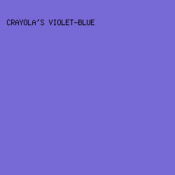 776ad6 - Crayola's Violet-Blue color image preview