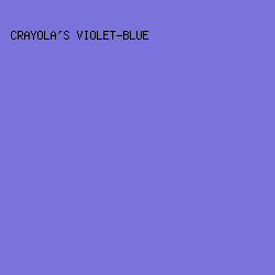 7973db - Crayola's Violet-Blue color image preview