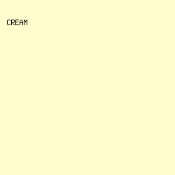 FFFDCE - Cream color image preview