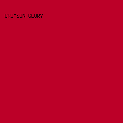 BC0028 - Crimson Glory color image preview
