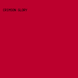 bc002d - Crimson Glory color image preview