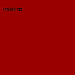 9A0000 - Crimson Red color image preview