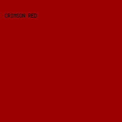 9C0000 - Crimson Red color image preview