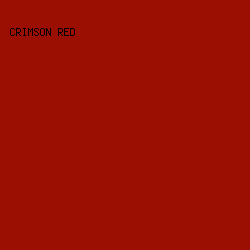 9b0f02 - Crimson Red color image preview