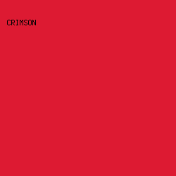 dd1a32 - Crimson color image preview