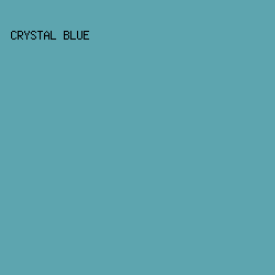 5DA5AF - Crystal Blue color image preview