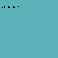 5DB2BA - Crystal Blue color image preview