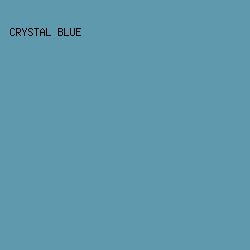 5E99AE - Crystal Blue color image preview