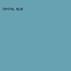 67A2B2 - Crystal Blue color image preview