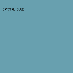 68A0AF - Crystal Blue color image preview