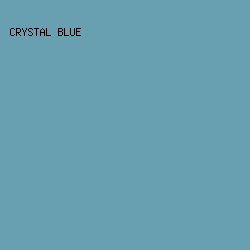 68A0B1 - Crystal Blue color image preview