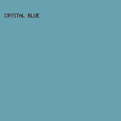 68A2B0 - Crystal Blue color image preview