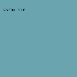 69A4AF - Crystal Blue color image preview