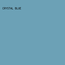 6CA1B6 - Crystal Blue color image preview
