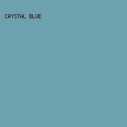 6DA1AE - Crystal Blue color image preview