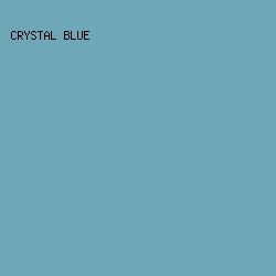 6DA7B8 - Crystal Blue color image preview