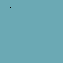 6ba9b4 - Crystal Blue color image preview