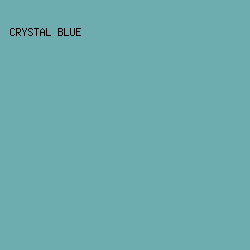 6dadaf - Crystal Blue color image preview