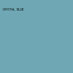 6fa8b4 - Crystal Blue color image preview