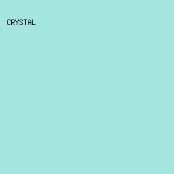 A5E5E0 - Crystal color image preview