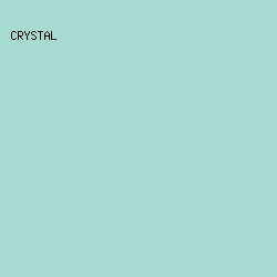A7DBCF - Crystal color image preview