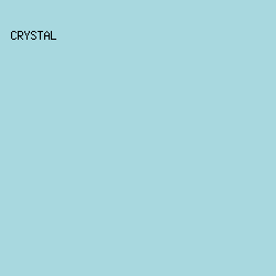 A8D8DF - Crystal color image preview