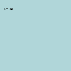 B0D6D9 - Crystal color image preview