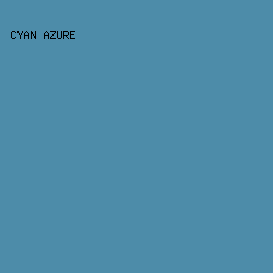 4d8ca9 - Cyan Azure color image preview