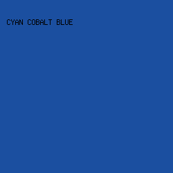 1B4FA0 - Cyan Cobalt Blue color image preview