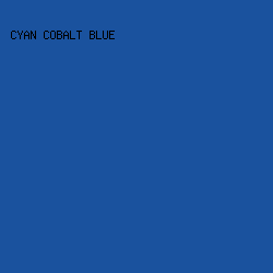 1a529e - Cyan Cobalt Blue color image preview