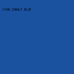 1a52a0 - Cyan Cobalt Blue color image preview