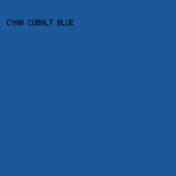 1a5899 - Cyan Cobalt Blue color image preview