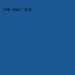 1c5894 - Cyan Cobalt Blue color image preview